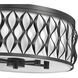 Harden 5 Light 20.25 inch Matte Black Flush mount Ceiling Light