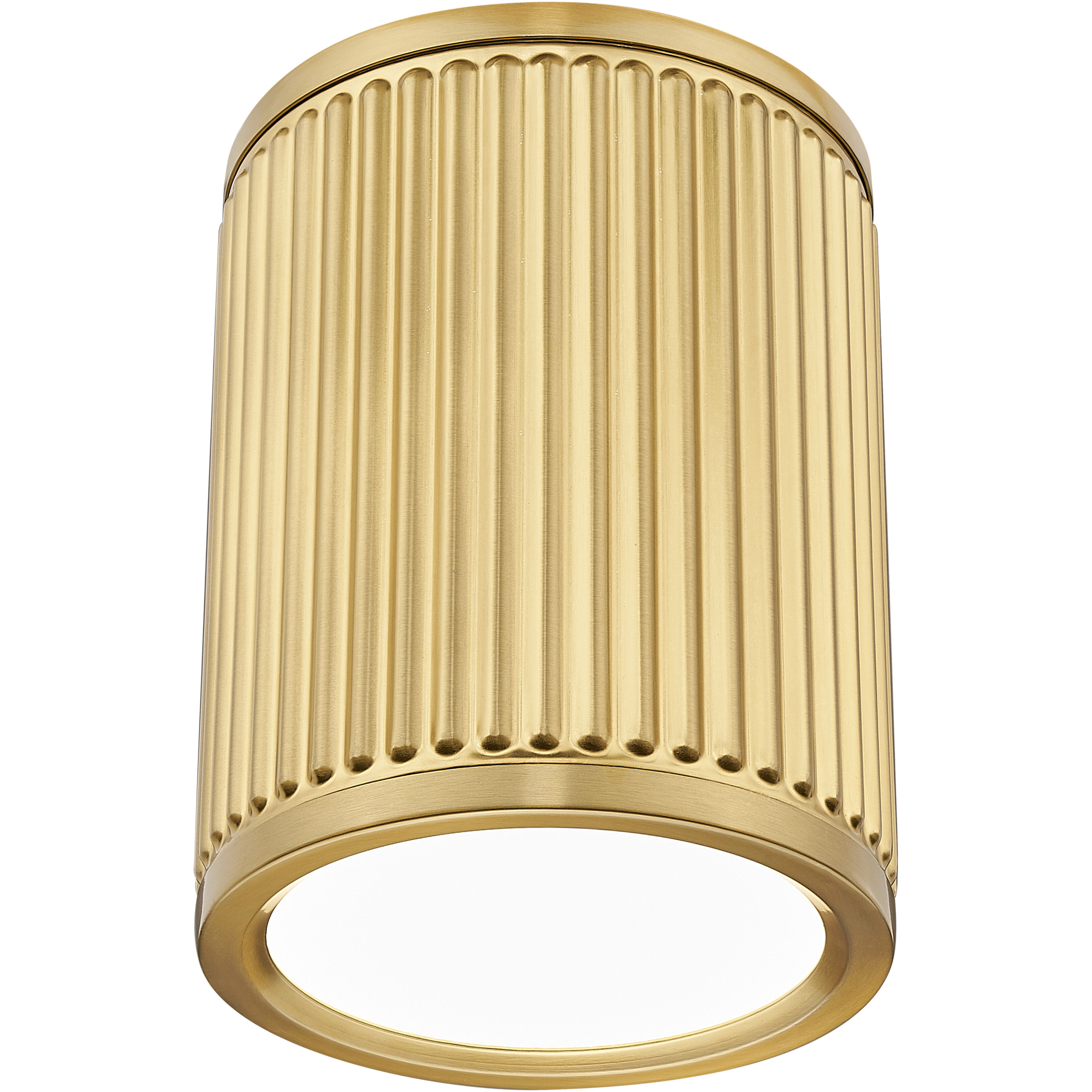 Stari LED 6.25 inch Modern Gold Flush Mount Ceiling Light