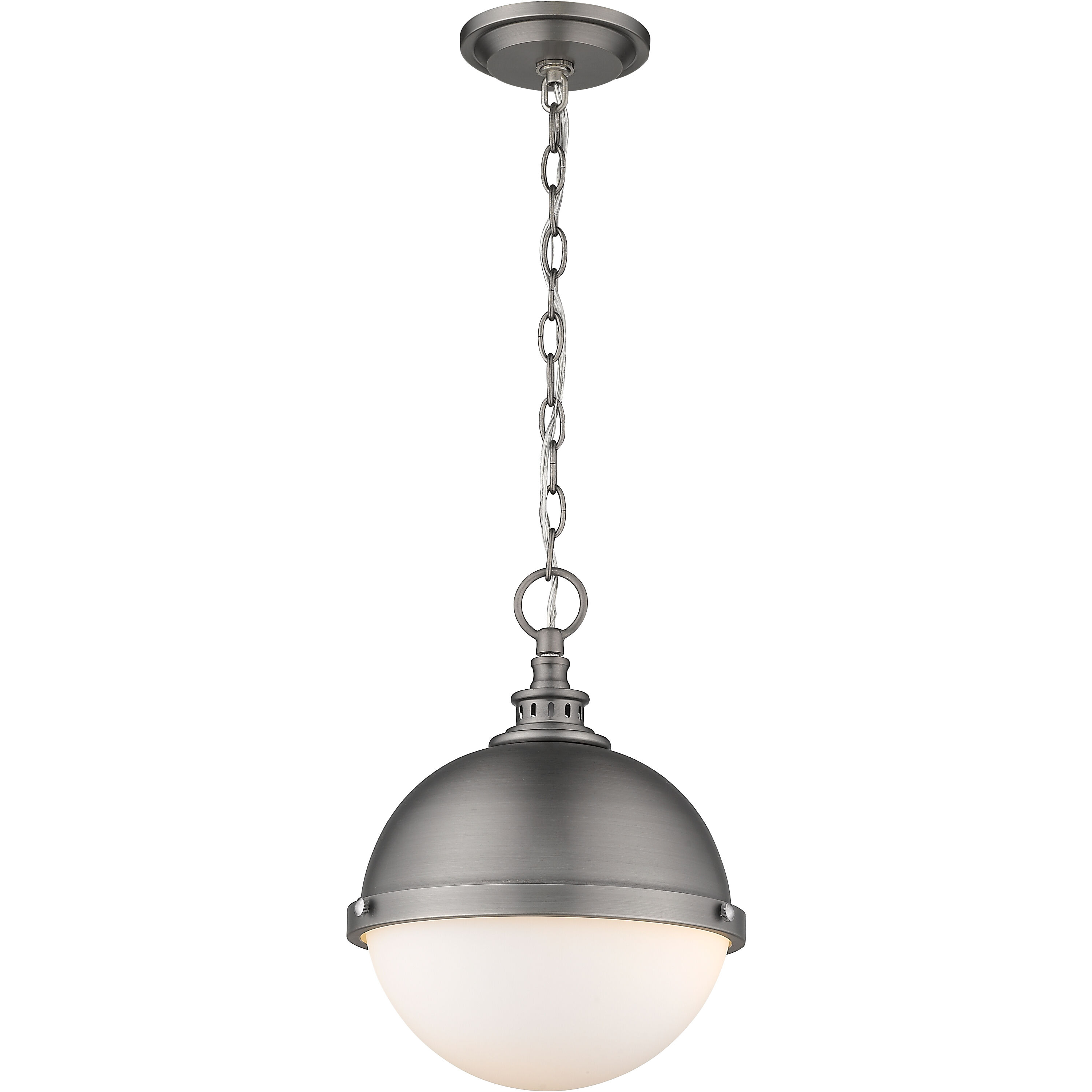 Peyton 2 Light 11.5 inch Antique Nickel Pendant Ceiling Light