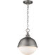 Peyton 2 Light 11.5 inch Antique Nickel Pendant Ceiling Light