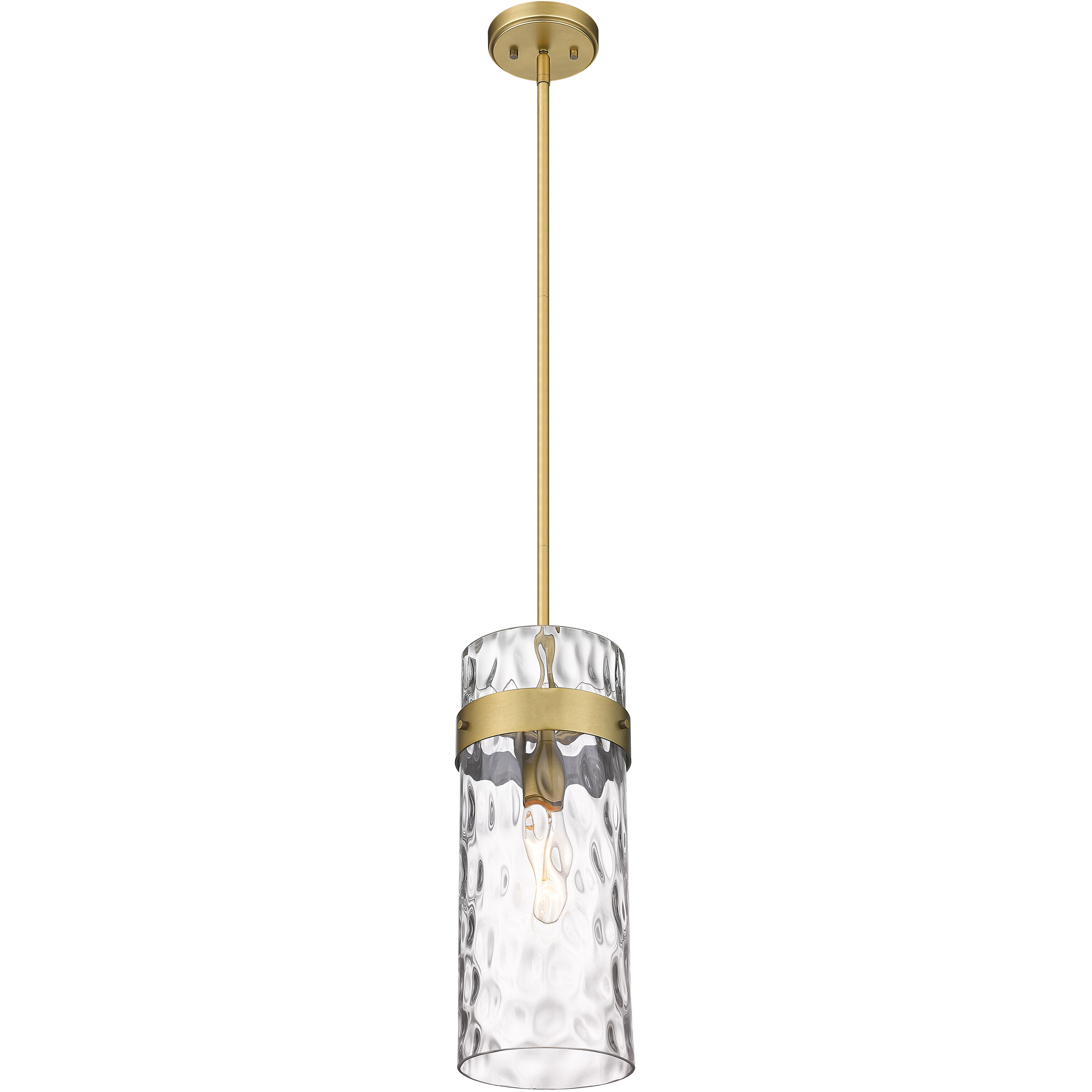 Fontaine 1 Light 6.5 inch Rubbed Brass Pendant Ceiling Light in Rubbed Bronze