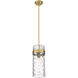 Fontaine 1 Light 6.5 inch Rubbed Brass Pendant Ceiling Light in Rubbed Bronze