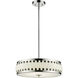 Sevier LED 16 inch Chrome Pendant Ceiling Light