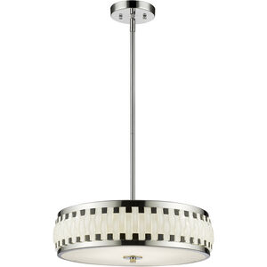 Sevier LED 16 inch Chrome Pendant Ceiling Light