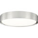 Kawan LED 16 inch Brushed Nickel Flush Mount Ceiling Light