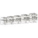 Bennington 5 Light 36.25 inch Chrome Vanity Wall Light