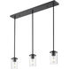 Thayer 3 Light 4.75 inch Matte Black Pendant Ceiling Light