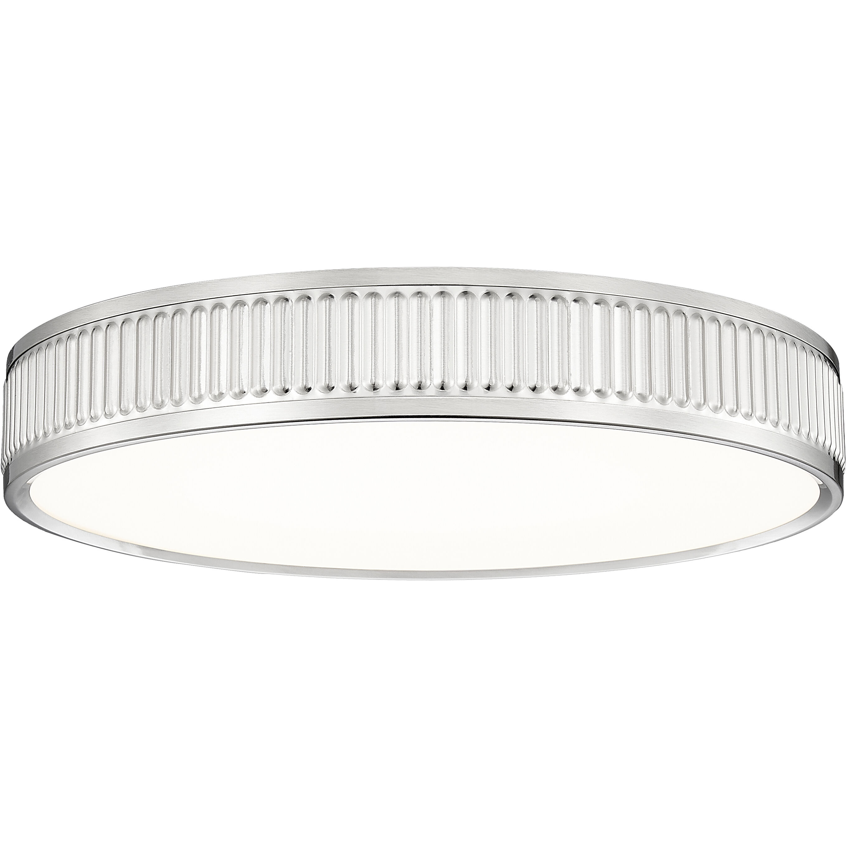 Stari LED 16.75 inch Brushed Nickel Flush Mount Ceiling Light