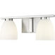 Naya 2 Light 16 inch Brushed Nickel Bath Vanity Light Wall Light