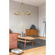 Barclay 12 Light 48 inch Olde Brass Chandelier Ceiling Light