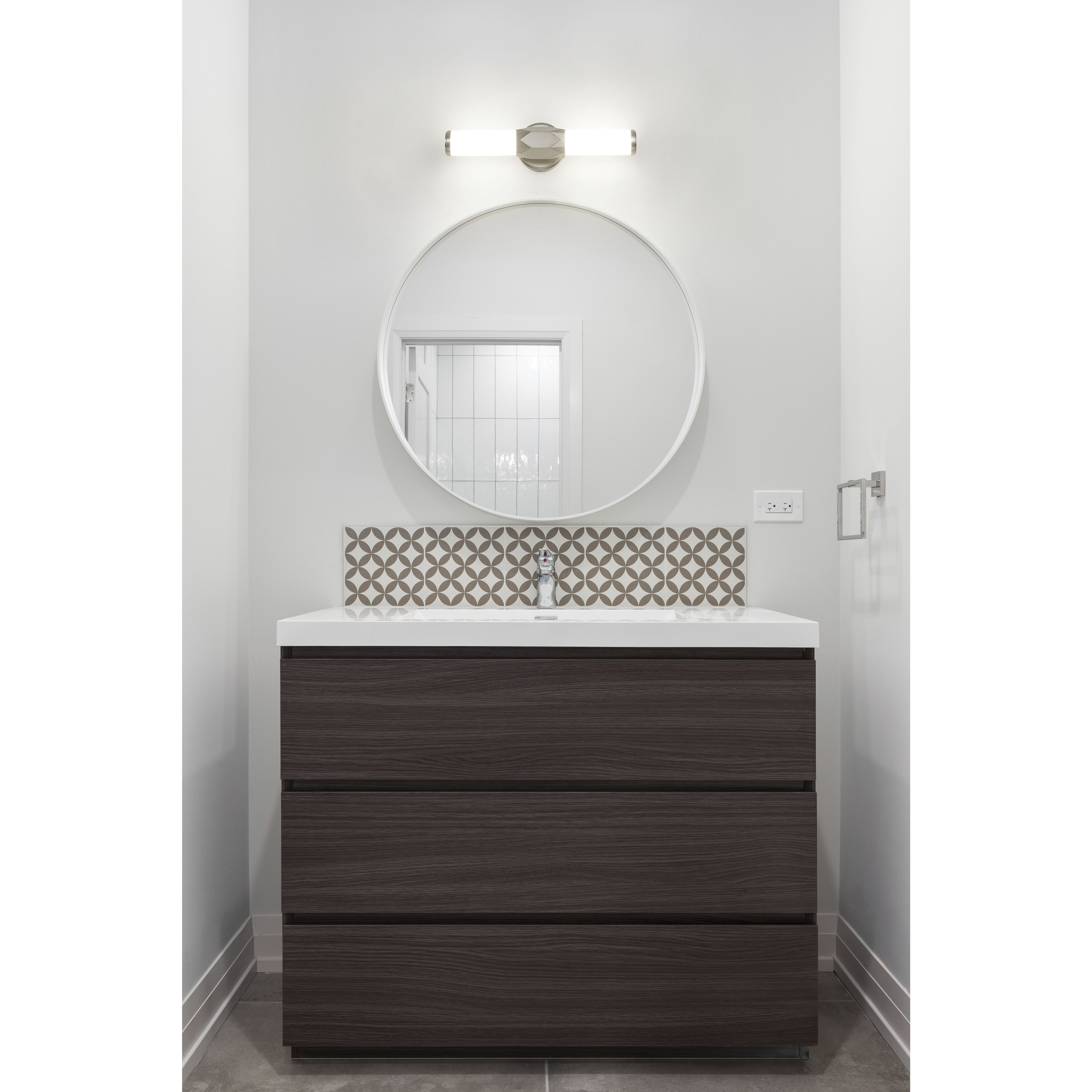 Cooper LED 18 inch Brushed Nickel Vanity Wall Light