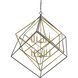 Euclid 12 Light 47.5 inch Olde Brass and Bronze Chandelier Ceiling Light