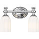 Orion 2 Light 13.75 inch Chrome Bath Vanity Light Wall Light
