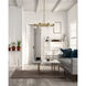 Datus 8 Light 32 inch Rubbed Brass Chandelier Ceiling Light