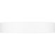 Kawan LED 16 inch Matte White and Modern Gold Flush Mount Ceiling Light