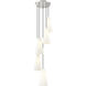 Farrell 5 Light 12 inch Brushed Nickel Chandelier Ceiling Light