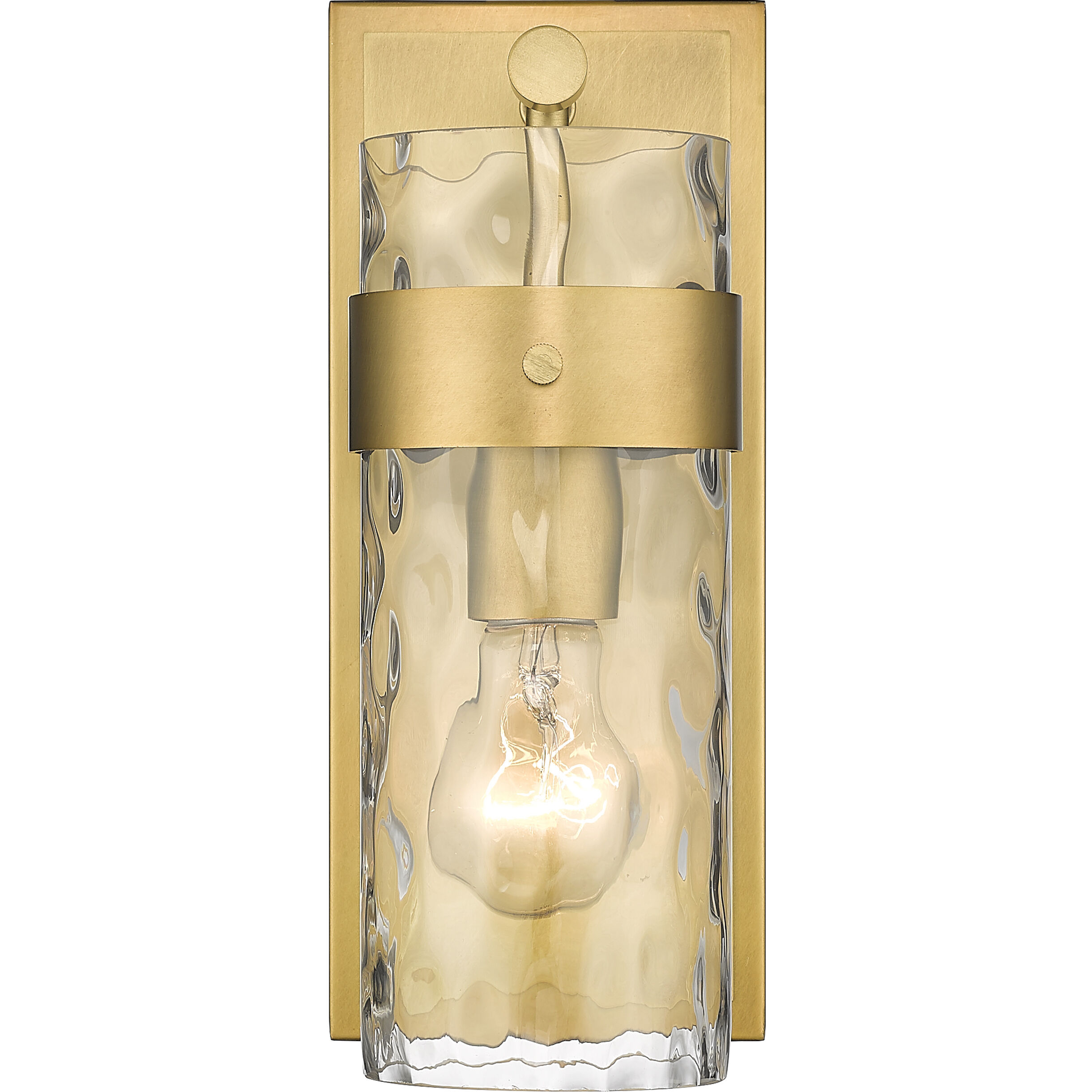 Fontaine 1 Light 4.75 inch Rubbed Brass Wall Sconce Wall Light in Rubbed Bronze