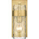 Fontaine 1 Light 4.75 inch Rubbed Brass Wall Sconce Wall Light in Rubbed Bronze