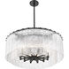 Glacier 12 Light 33 inch Matte Black Pendant Ceiling Light