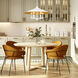 Rialto 5 Light 22 inch Matte White Pendant Ceiling Light in Matte White Outer,  Signature Rubbed Brass Inner