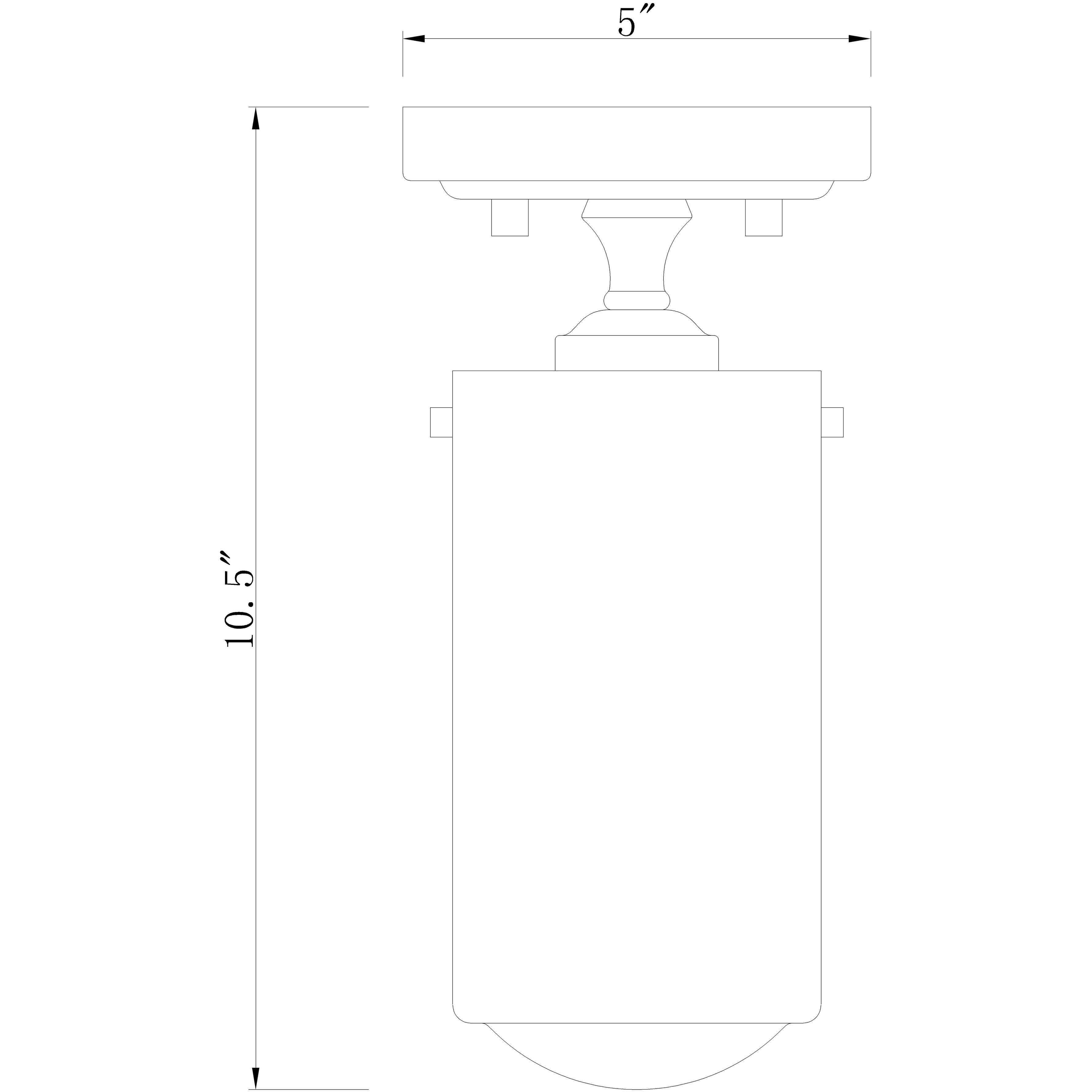 Delaney 1 Light 5 inch Matte Black Flush Mount Ceiling Light