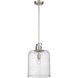 Kinsley 1 Light 12 inch Brushed Nickel Pendant Ceiling Light