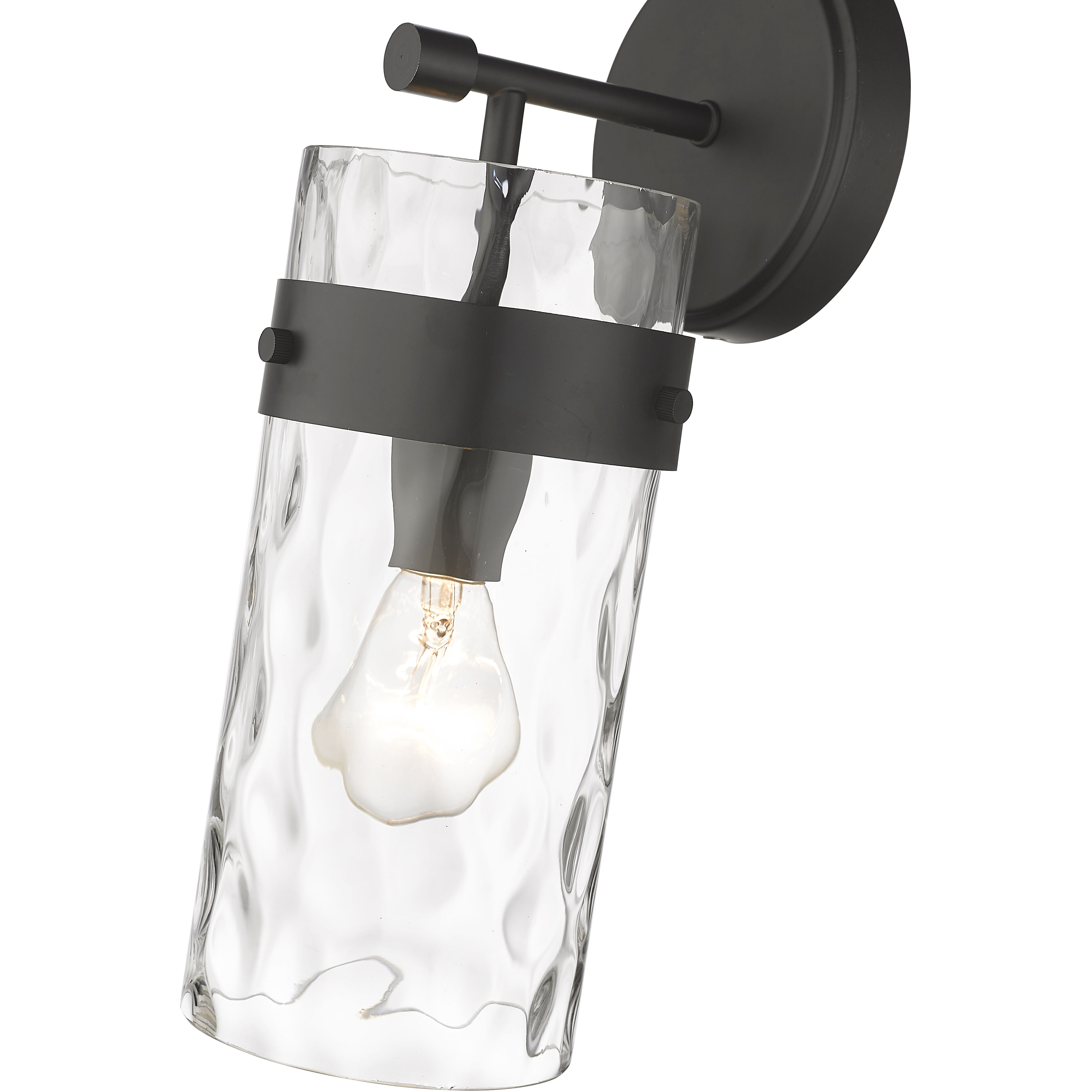 Fontaine 1 Light 5.5 inch Matte Black Wall Sconce Wall Light