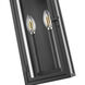 Nova 2 Light 16.5 inch Black Outdoor Wall Light