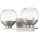 Osono LED 14.25 inch Brushed Nickel Vanity Wall Light