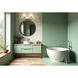 Andree 2 Light 16 inch Chrome Bathroom Vanity Wall Light