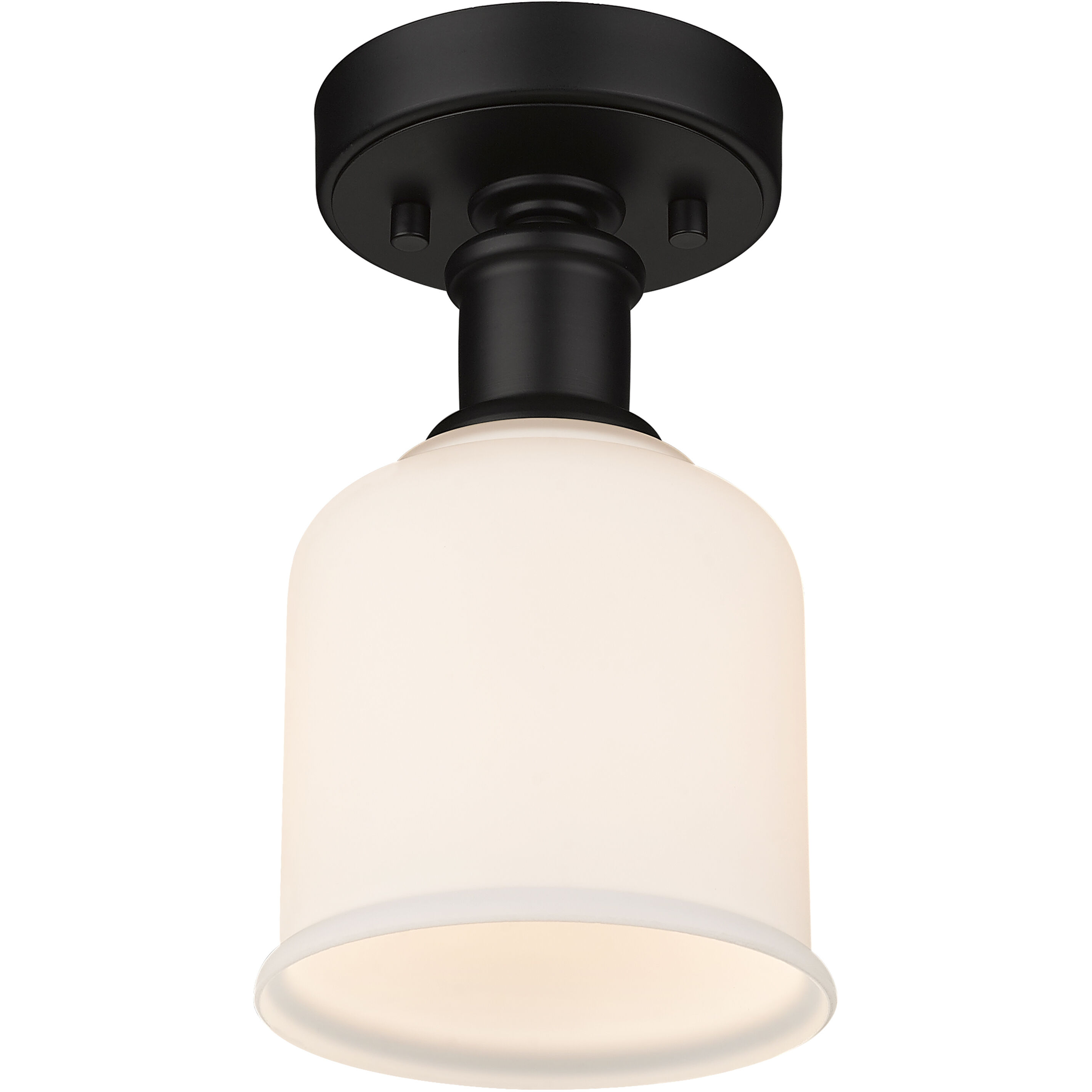 Bryant 1 Light 5.5 inch Matte Black Flush Mount Ceiling Light