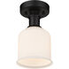 Bryant 1 Light 5.5 inch Matte Black Flush Mount Ceiling Light