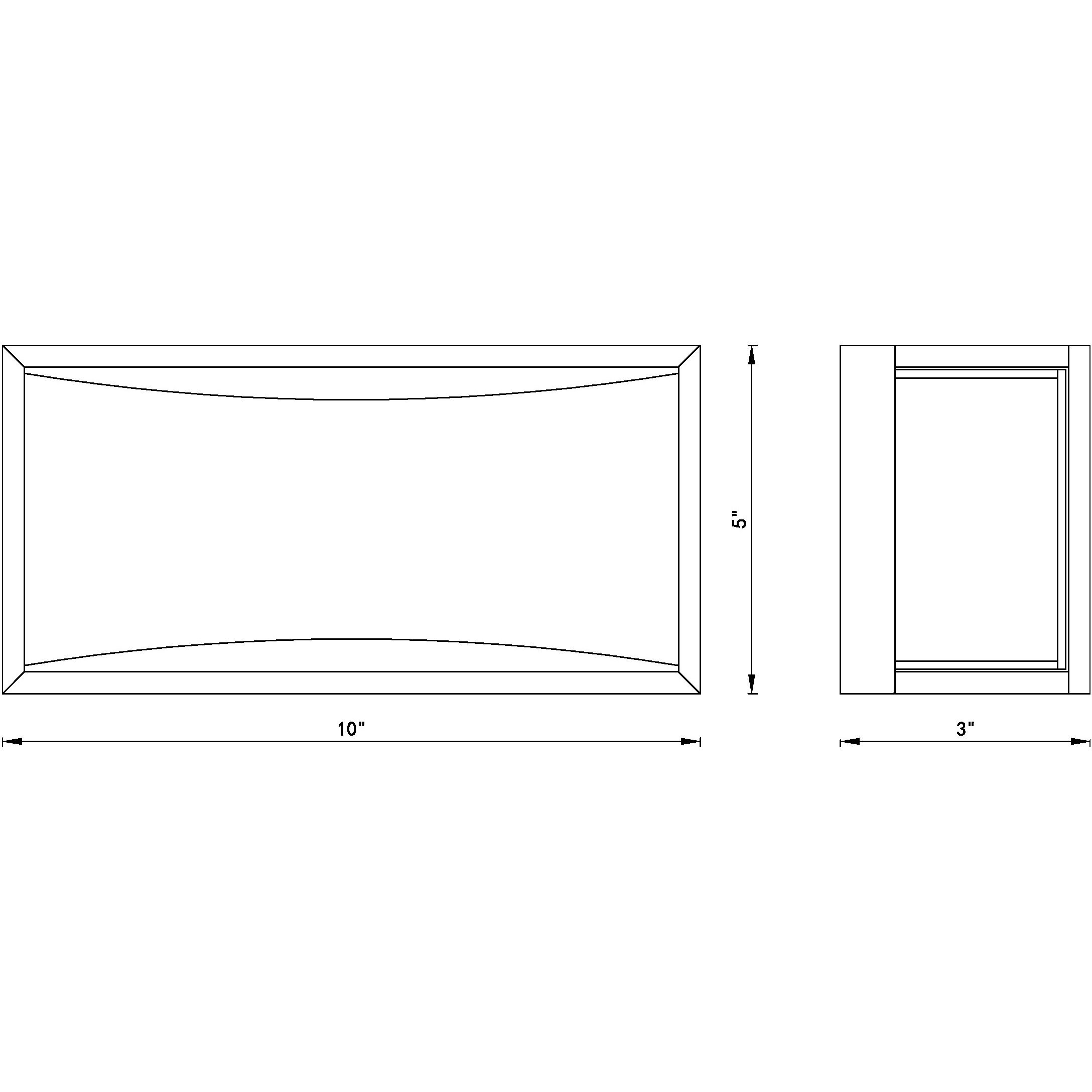 Baden LED 10 inch Chrome Vanity Wall Light