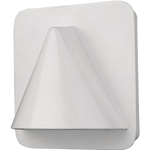 Obelisk LED 6.25 inch White Outdoor Wall Light