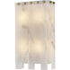 Viviana 4 Light 9.5 inch Rubbed Brass Wall Sconce Wall Light