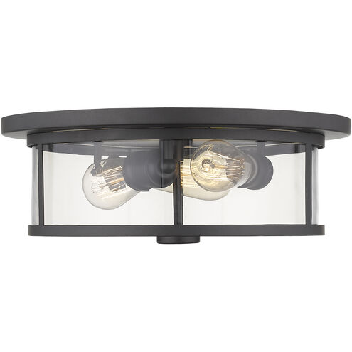 Savannah 3 Light 15.75 inch Bronze Flush Mount Ceiling Light