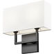 Saxon Wall Sconce Wall Light in Matte Black