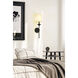Emily Wall Sconce Wall Light in Matte Black