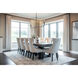 Tova 2 Light 63.75 inch Matte Black Linear Chandelier Ceiling Light