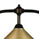 Chance 3 Light 50 inch Bronze Billiard Ceiling Light in Satin Gold Steel