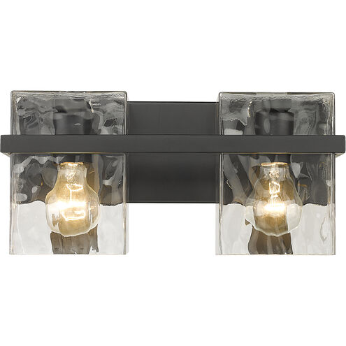 Bennington 2 Light 14.25 inch Matte Black Vanity Wall Light