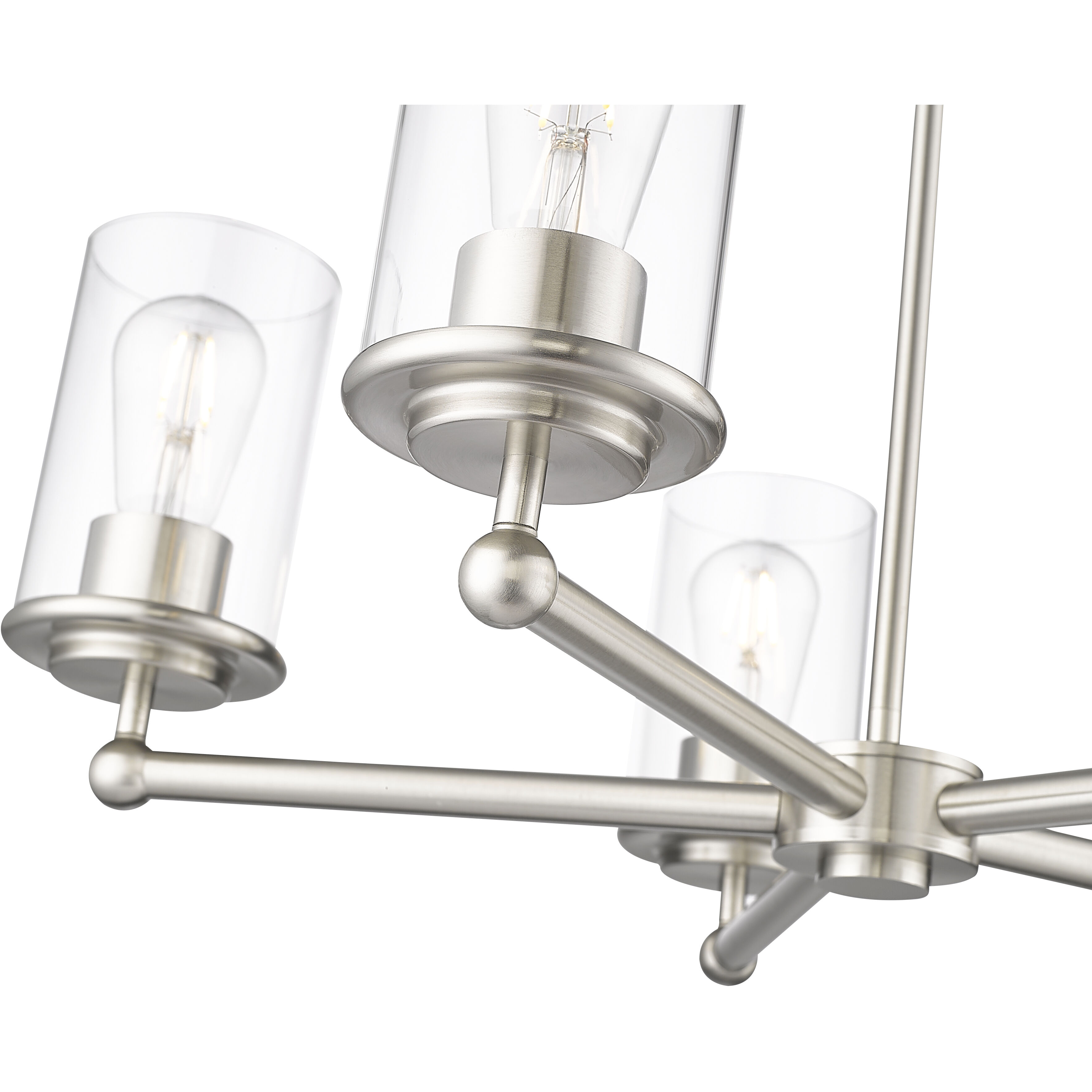 Thayer 5 Light 26 inch Brushed Nickel Chandelier Ceiling Light