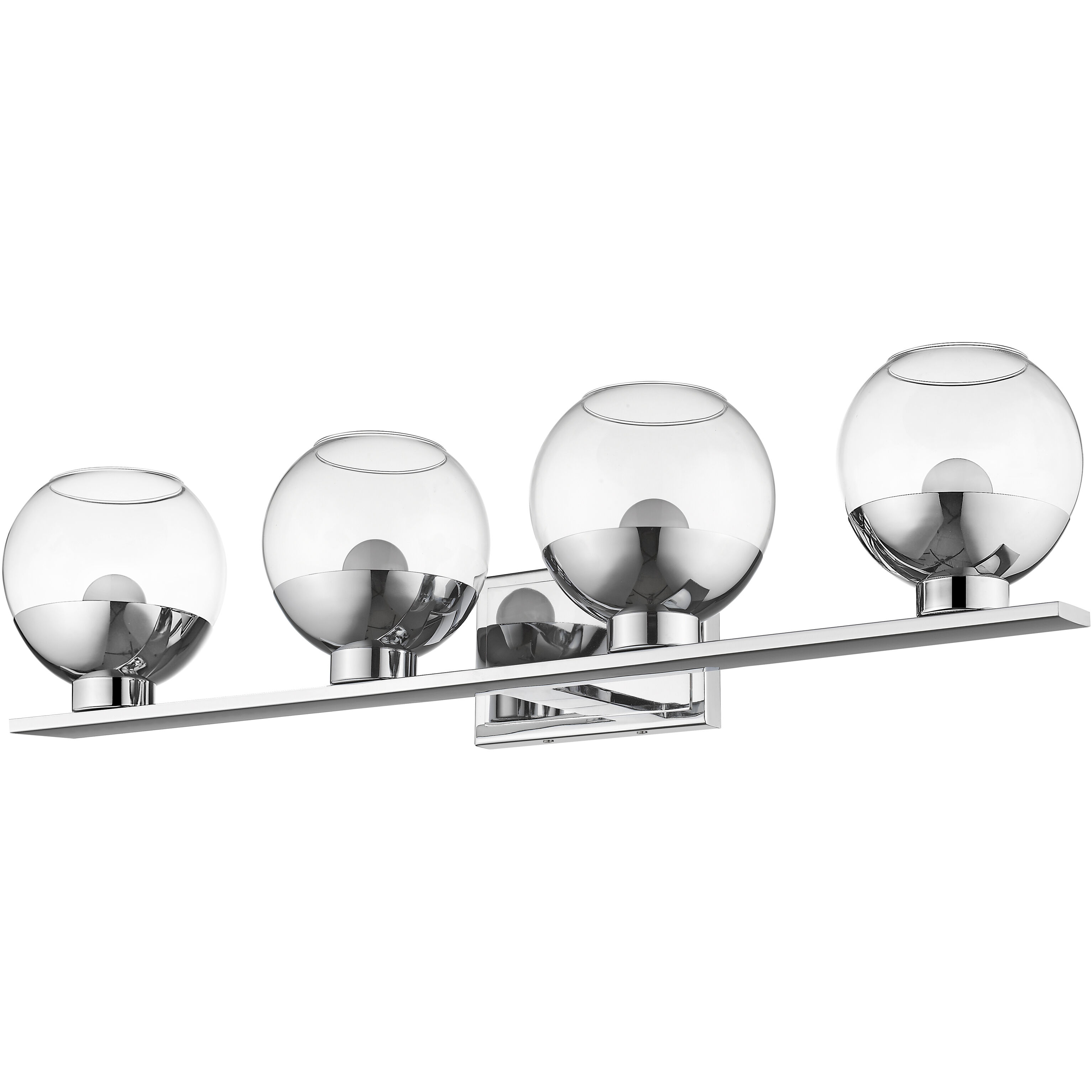 Osono LED 33.2 inch Chrome Vanity Wall Light