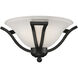 Lagoon 1 Light 15 inch Matte Black Wall Sconce Wall Light
