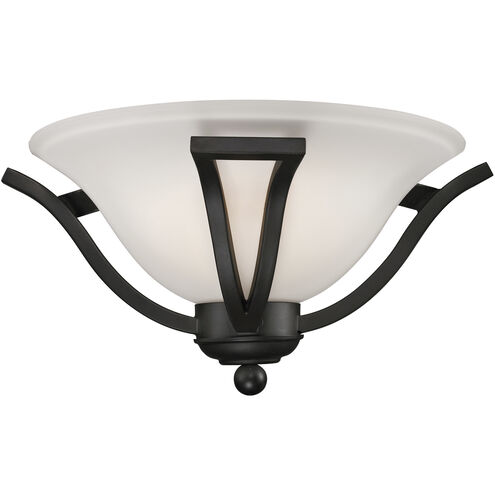 Lagoon 1 Light 15 inch Matte Black Wall Sconce Wall Light