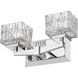 Rubicon LED 13.5 inch Chrome Vanity Wall Light