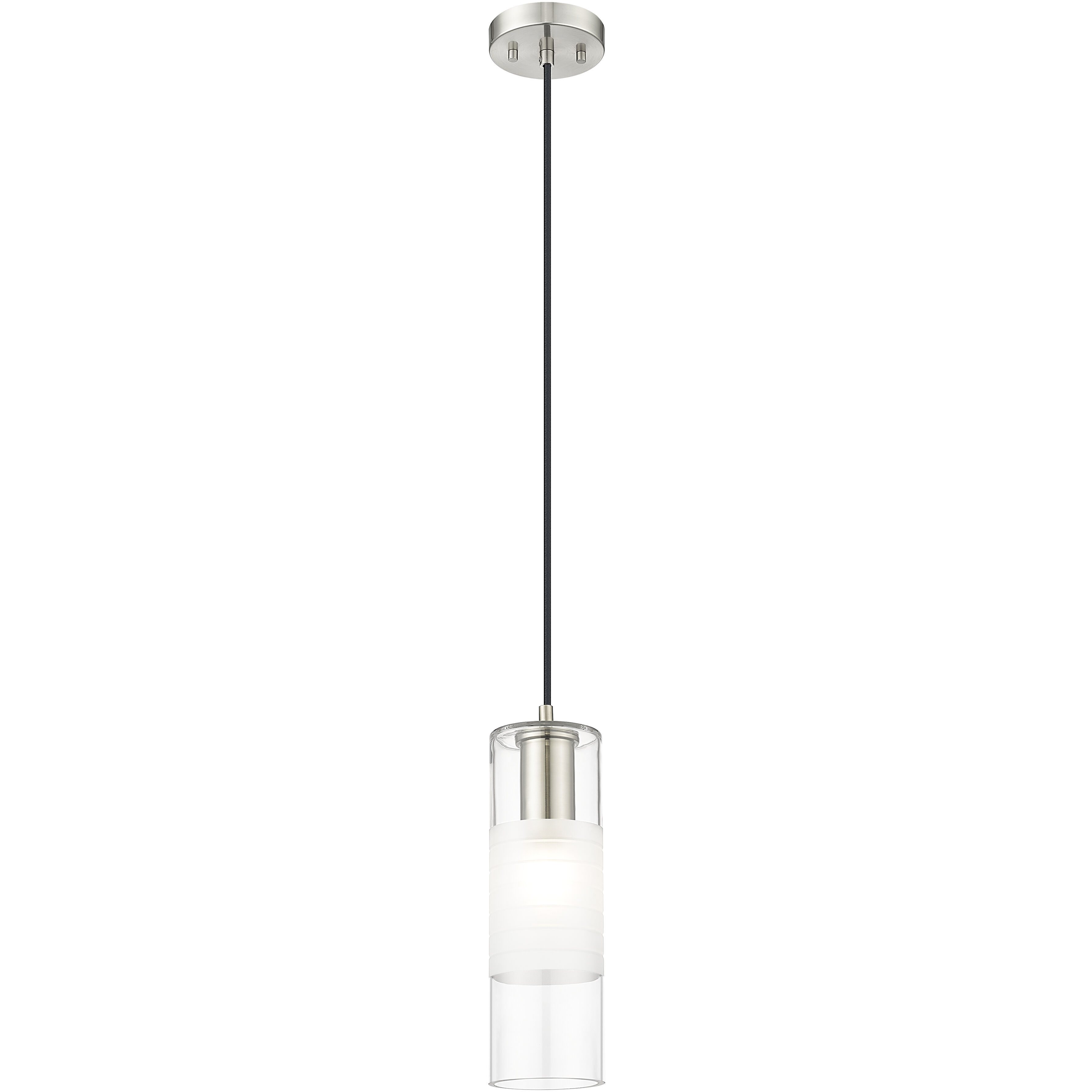 Alton 1 Light 4.75 inch Brushed Nickel Pendant Ceiling Light