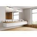 Darcy 5 Light 38 inch Matte Black Vanity Wall Light