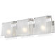 Zephyr 3 Light 22.83 inch Brushed Nickel Vanity Wall Light