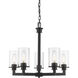 Savannah 5 Light 24 inch Bronze Chandelier Ceiling Light